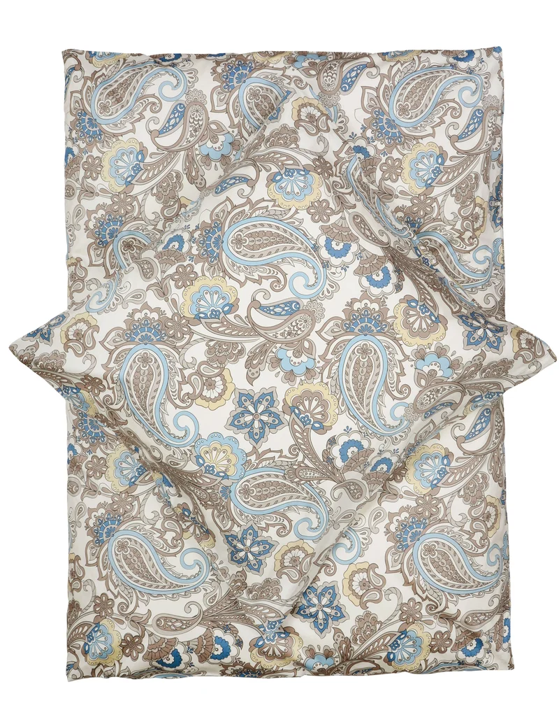Living Dreams Satin Bettwäsche Paisley beige