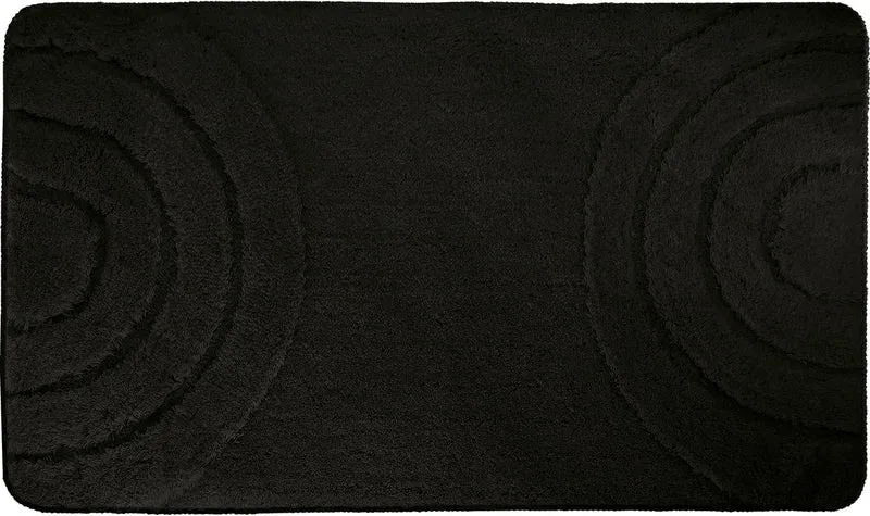 Kleine Wolke Badteppich Bow schwarz