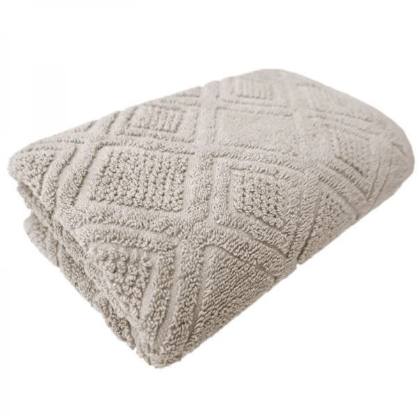 Framsohn Frottiertuch Mosaik Relief Oxford Tan