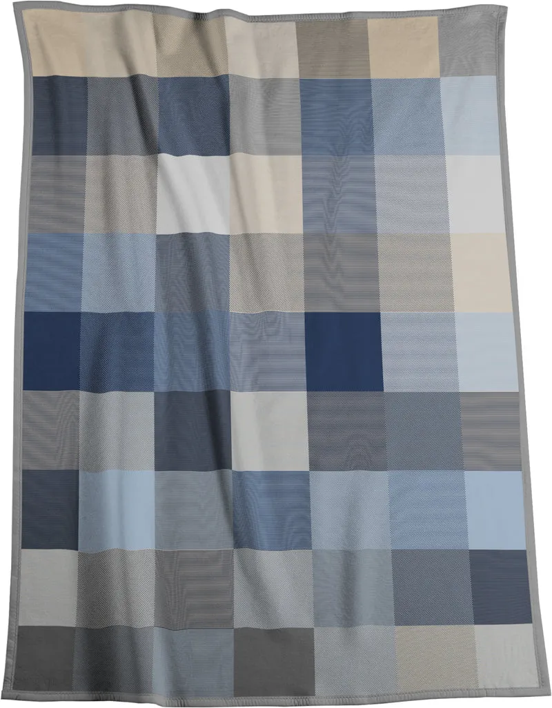 Biederlack Decke Blue Woven 150x200cm