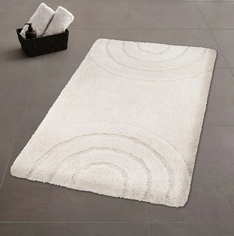 Kleine Wolke Badteppich Bow sandbeige