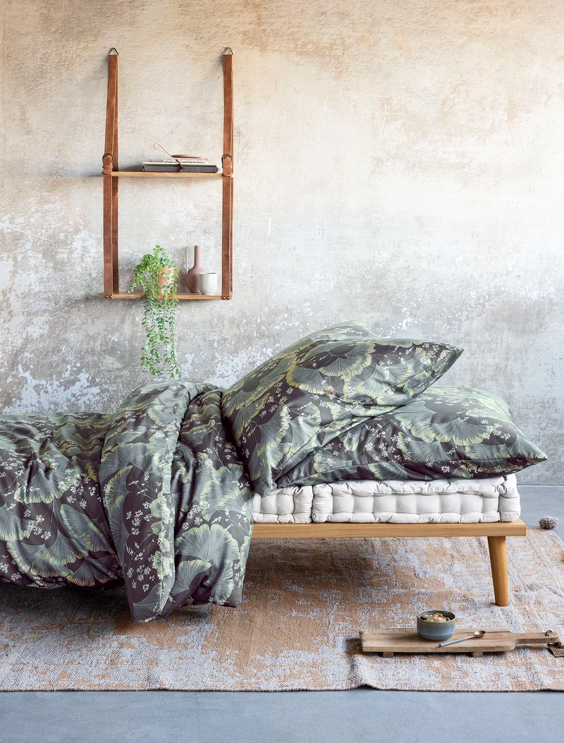 Irisette Bettwäsche Mako-Satin Sky 8494-11 Grau/Grün