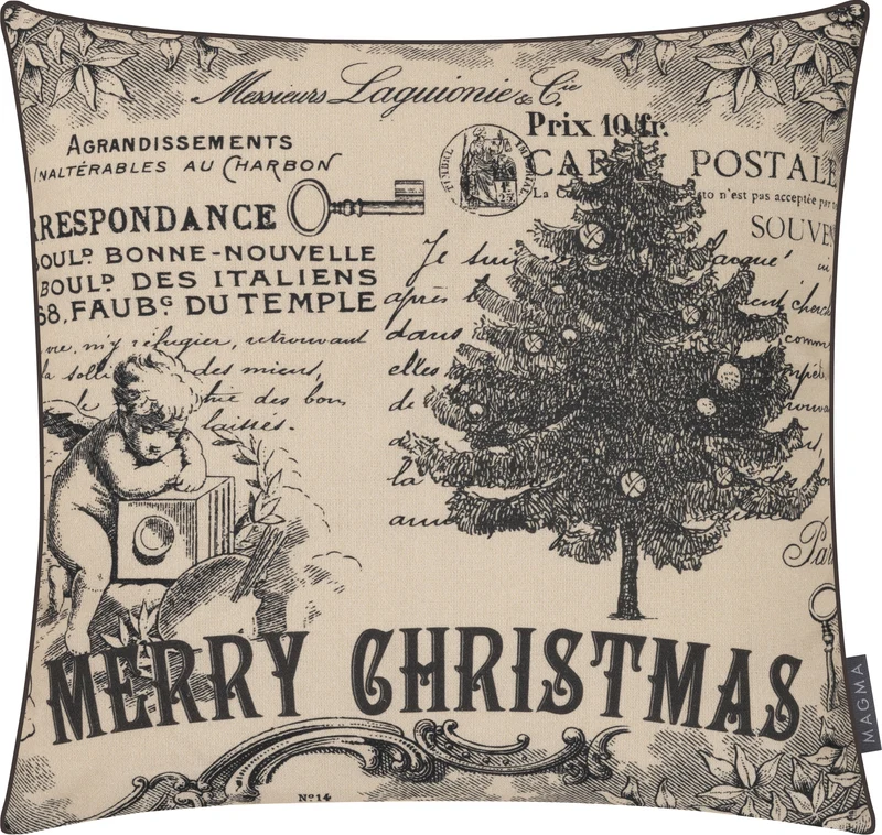Magma Kissenhülle Vintage Christmas 45x45cm