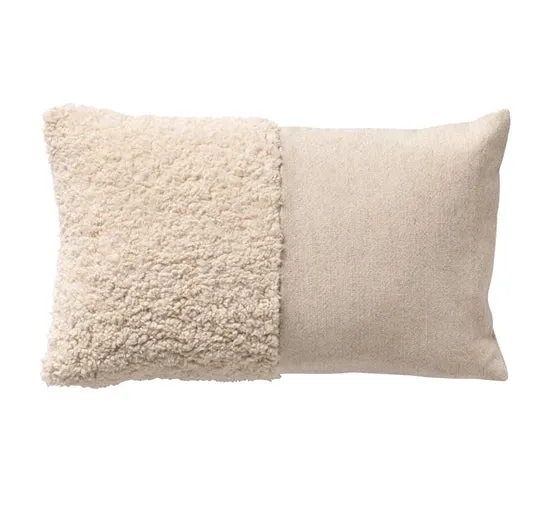 Dutch Decor Kissen Carly 30x50cm Tofu