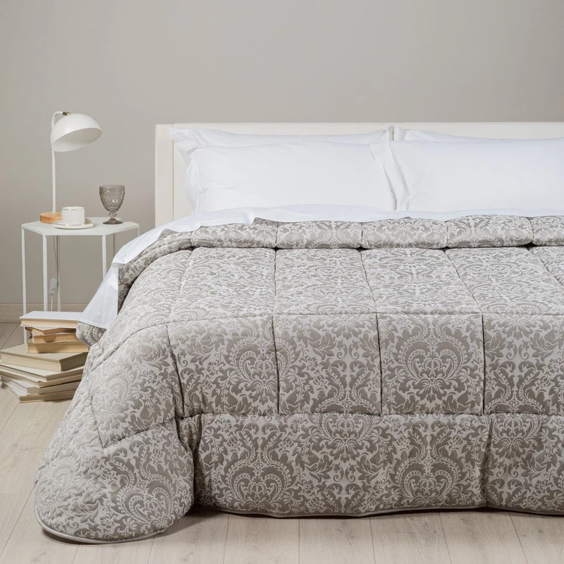 Trapunta camelia Floreale in Raso Jacquard 300 gr/mq