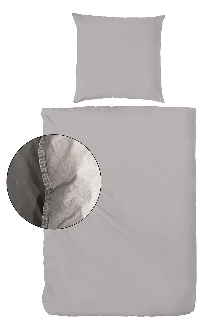Zeo Living Bettwäsche Stonewashed mehrfarbig