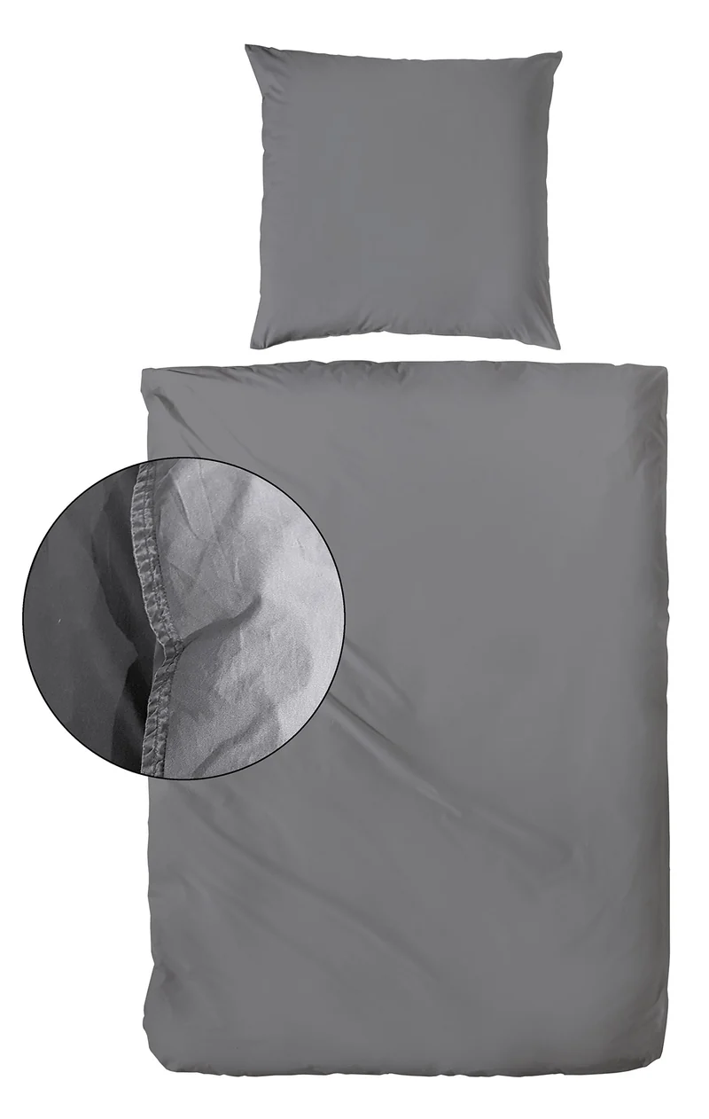 Zeo Living Bettwäsche Stonewashed mehrfarbig