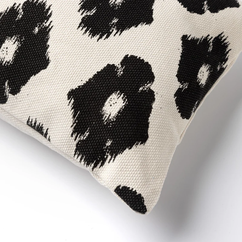 Dutch Decor Kissen Rico 30x50cm schwarz