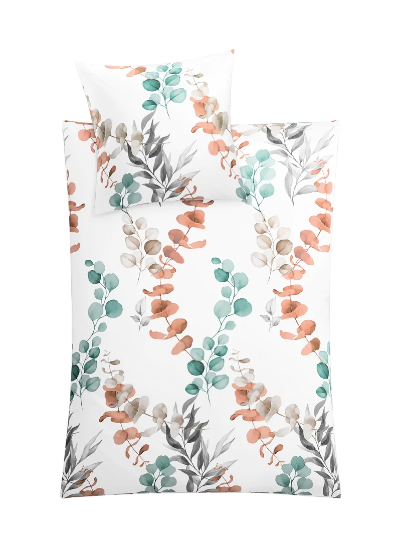 Kleine Wolke Bettwäsche Mako-Satin Fabales Eukalyptus