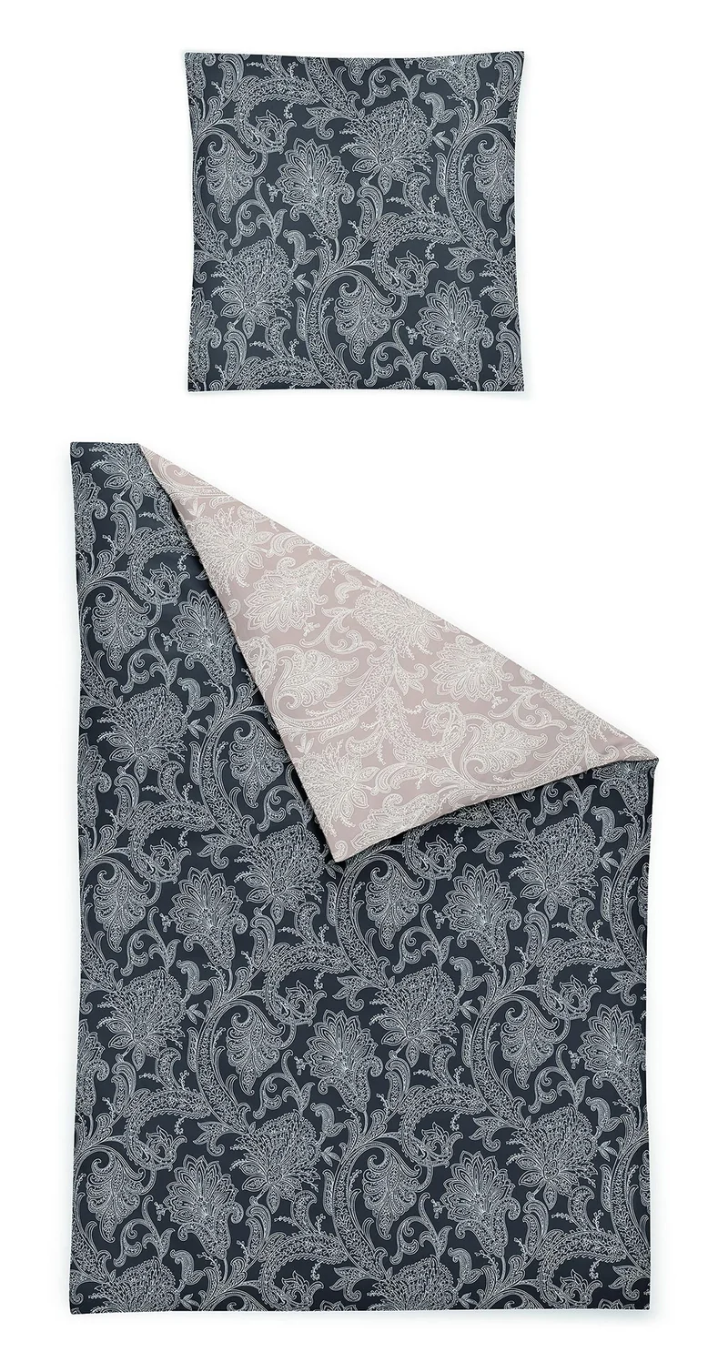 Irisette Mako-Satin Bettwäsche Nova 8370-11 blau