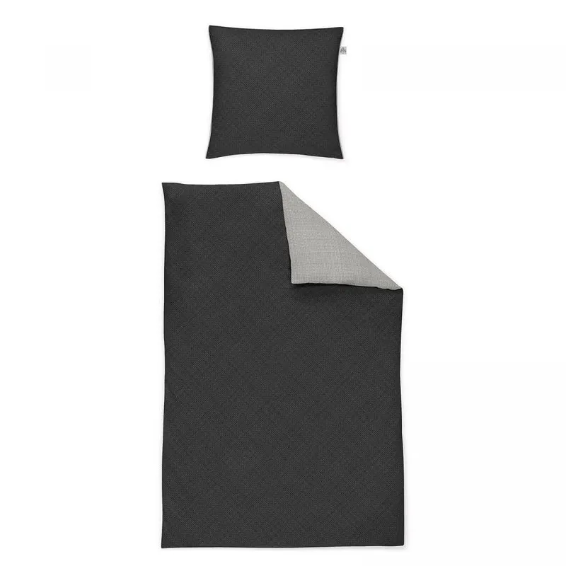 Irisette Edelflanell Bettwäsche Alpaka-K 8414-11 grau