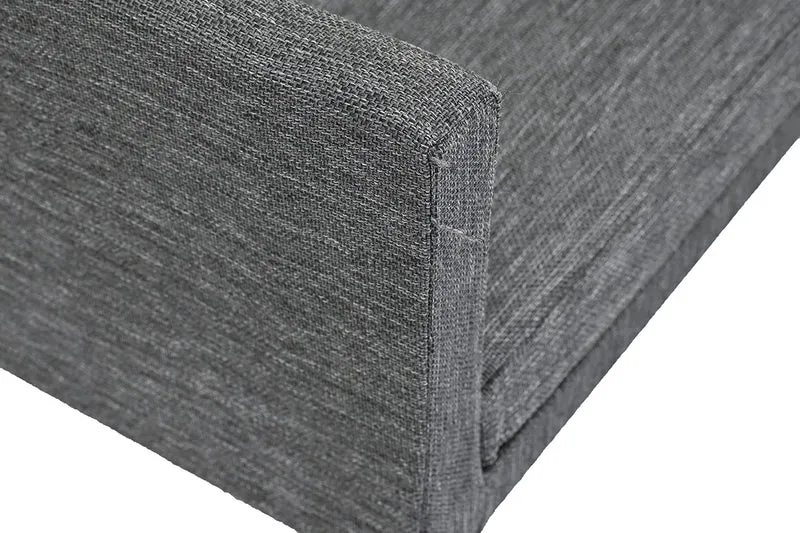 ZEO LIVING Sessel Lissabon Aluminium Olefin anth. inkl. Sitzkissen