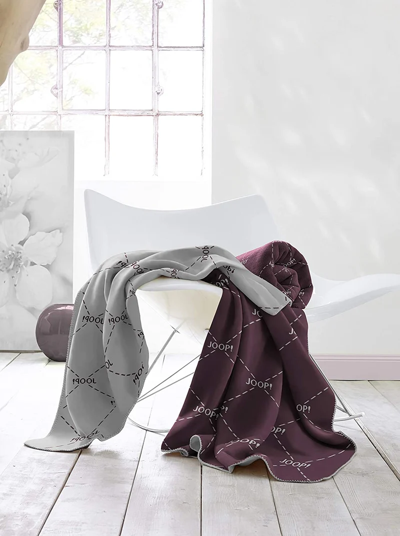 JOOP! Wohndecke Signature 150x200cm Bordeaux