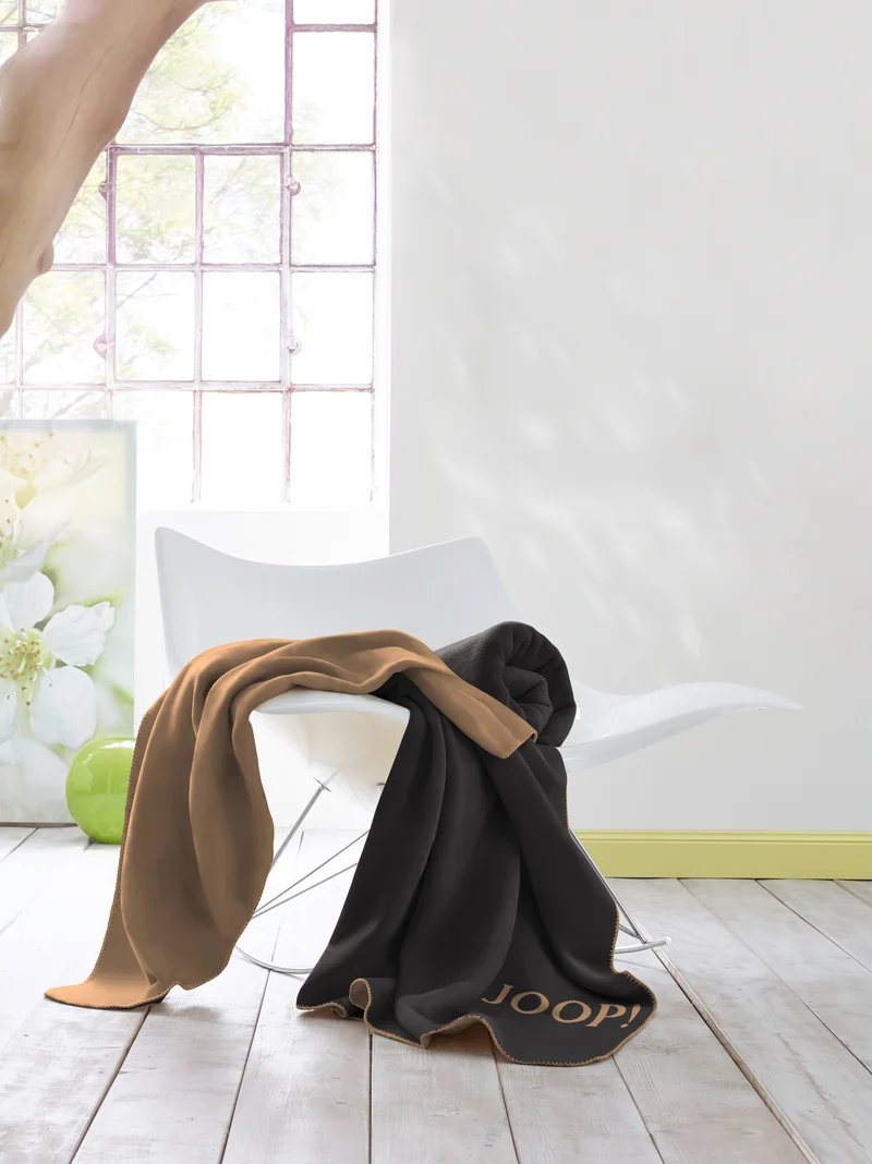 JOOP! Decke UDF 150x200cm anthrazit-cashew