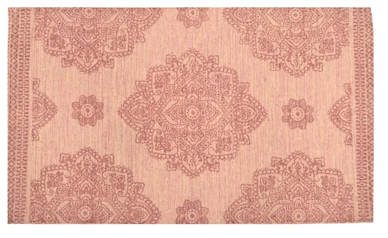 Zeo Living Badteppich Mira 60x100cm Blush