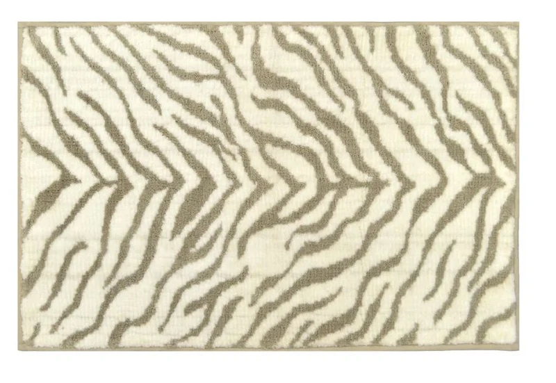 Zeo Living Badteppich Zebra 50x80cm
