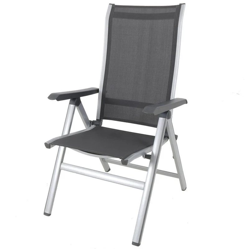 MWH Klappsessel Kedline silber 879383
