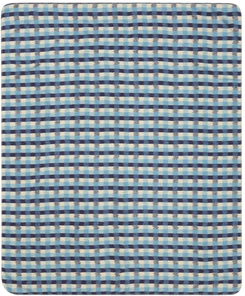 Biederlack Decke Culture 160x200cm blau