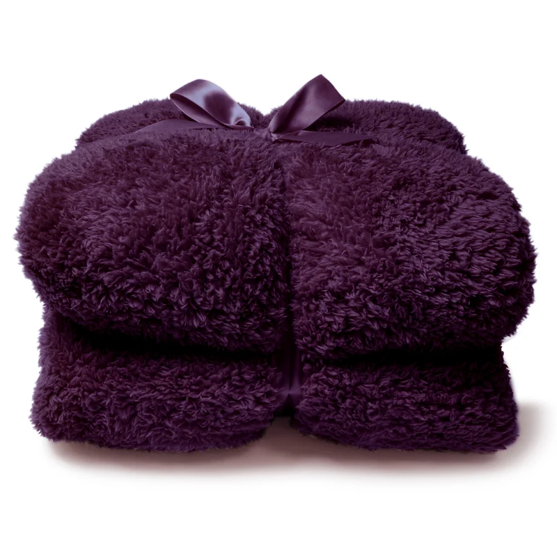 Unique Living Microfaser Teddy Decke 150x200cm
