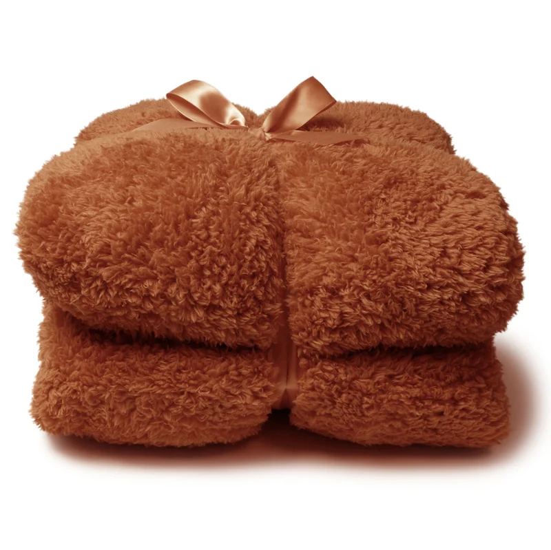 Unique Living Microfaser Teddy Decke 150x200cm