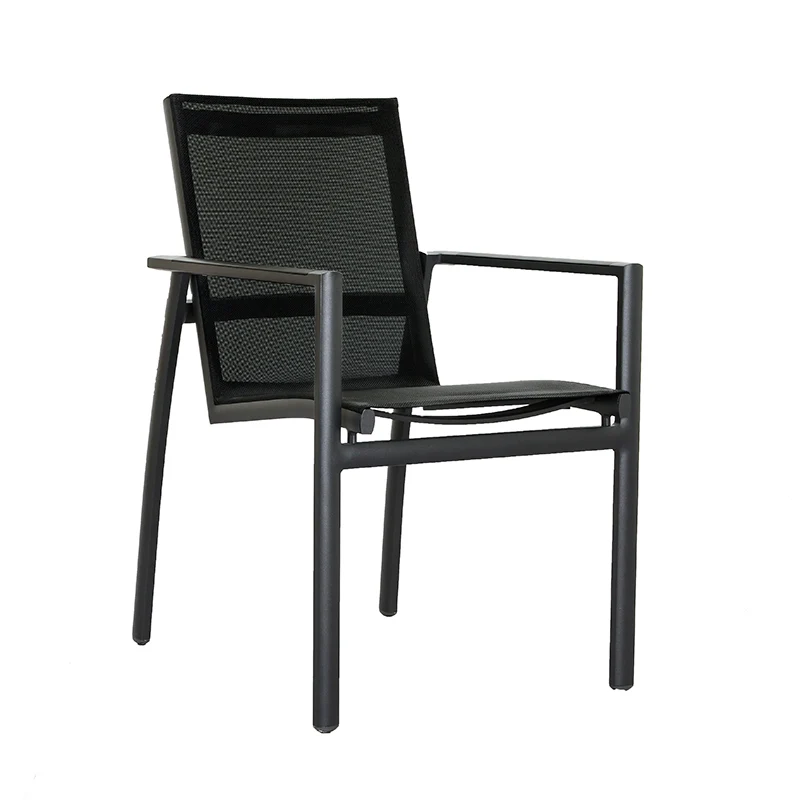Zeo Living Stapelstuhl DL51NL Aluminium anth./black