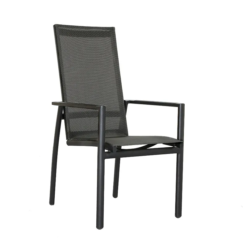 Zeo Living DL51 Hochlehner verstellbar anth./graphit