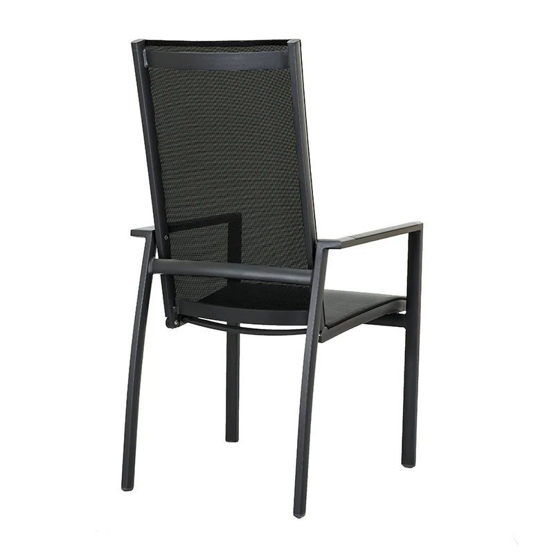 Zeo Living Stapelstuhl DL51 HL Aluminium verstellbar anth./black