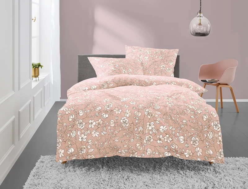 Irisette Feinbiber-Bettwäsche Feel 8307-60 Rosa